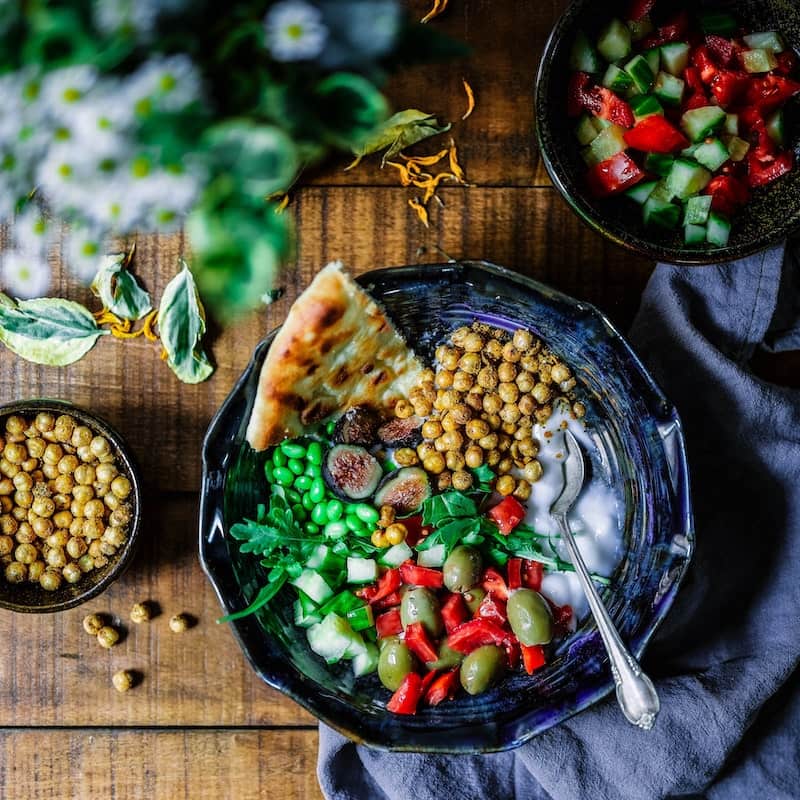 photo of beautifully arrenged food