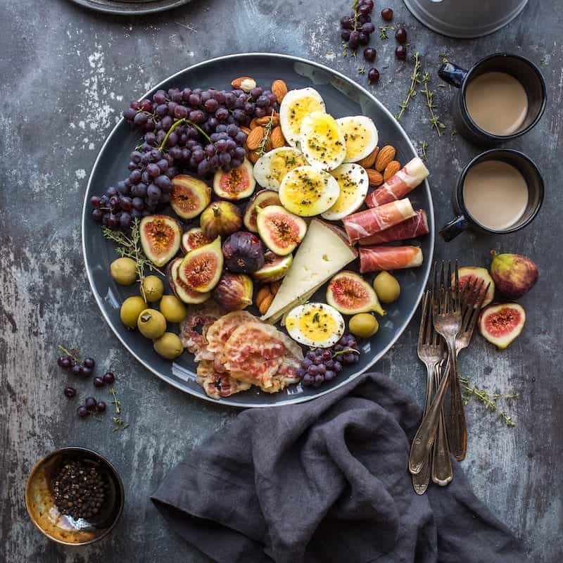 photo of beautifully arrenged food